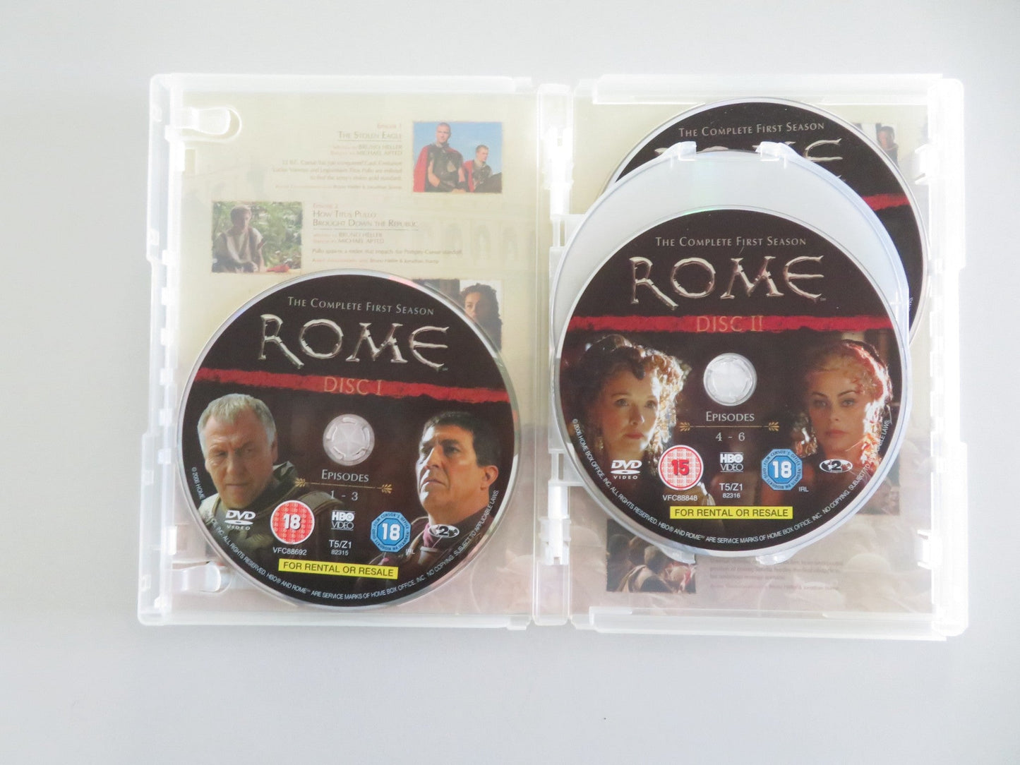 Rome - The Complete First Season (DVD) James Purefoy L. Duncan 2005 Region 2 Movie posters
