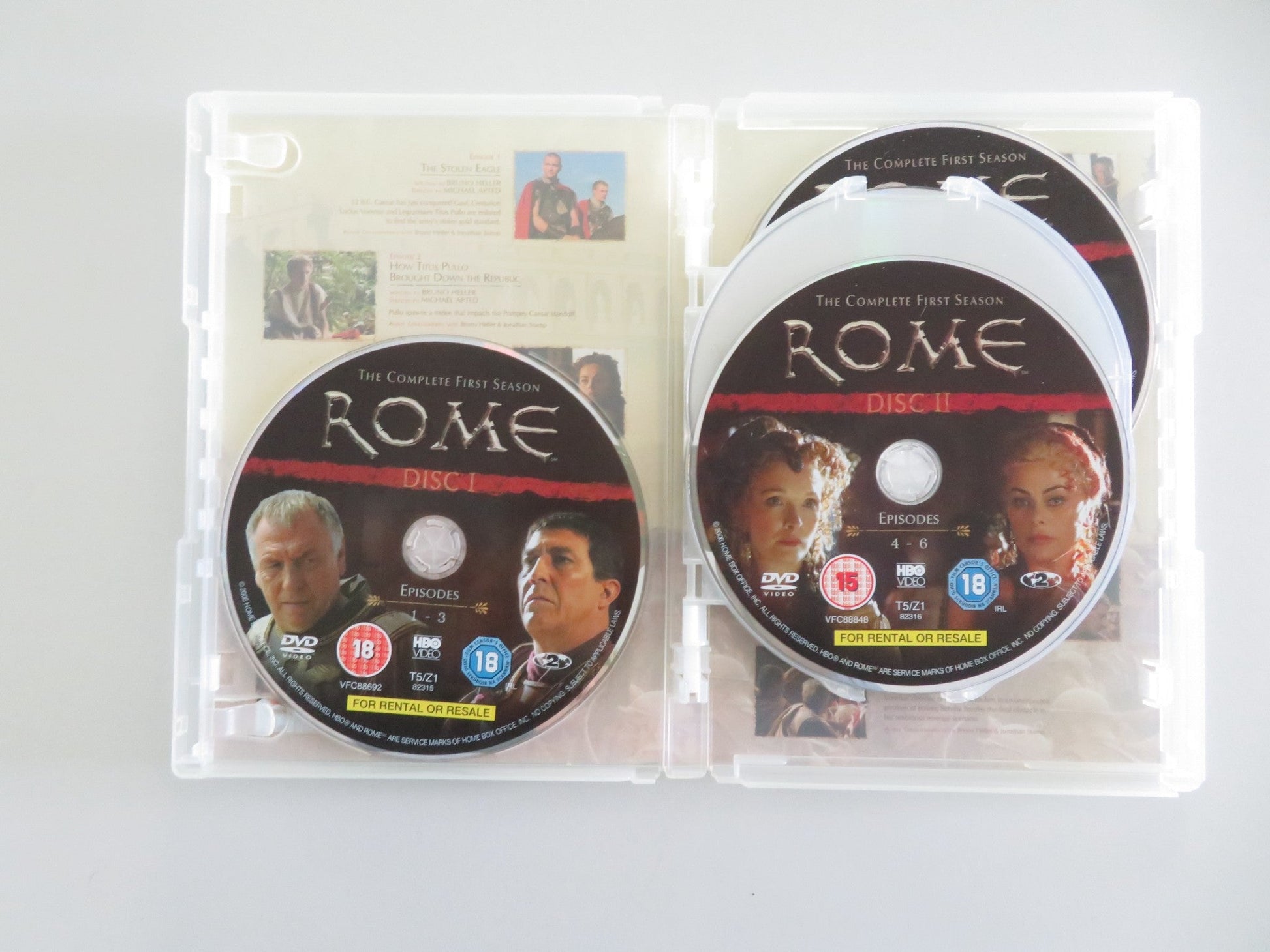 Rome - The Complete First Season (DVD) James Purefoy L. Duncan 2005 Region 2 Movie posters