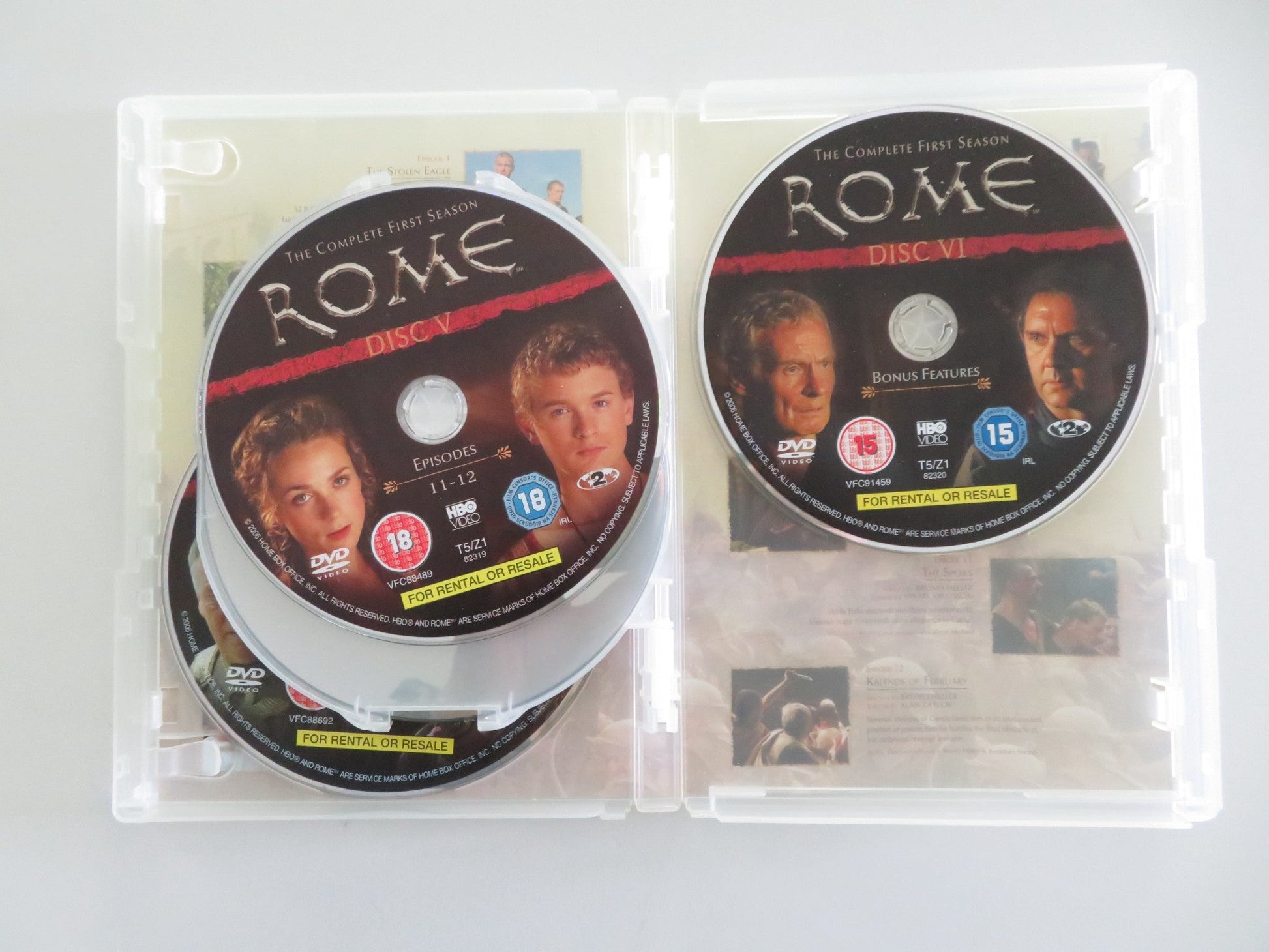 Rome - The Complete First Season (DVD) James Purefoy L. Duncan 2005 Region 2 Movie posters