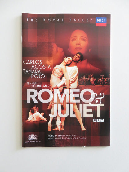 ROMEO AND JULIET - THE ROYAL BALLET (DVD) CARLOS ACOSTA TAMARA ROJO 2007 REGION 0 Rendezvous Cinema Movie posters