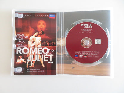 ROMEO AND JULIET - THE ROYAL BALLET (DVD) CARLOS ACOSTA TAMARA ROJO 2007 REGION 0 Rendezvous Cinema Movie posters