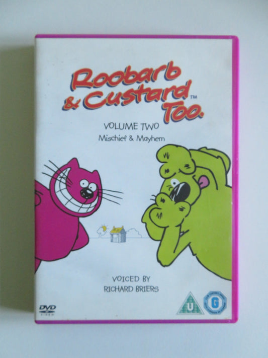 ROOBARB AND CUSTARD 2 - VOLUME TWO MISCHIEF AND MAYHEM (DVD) 2005 REGION 2 - Rendezvous Cinema