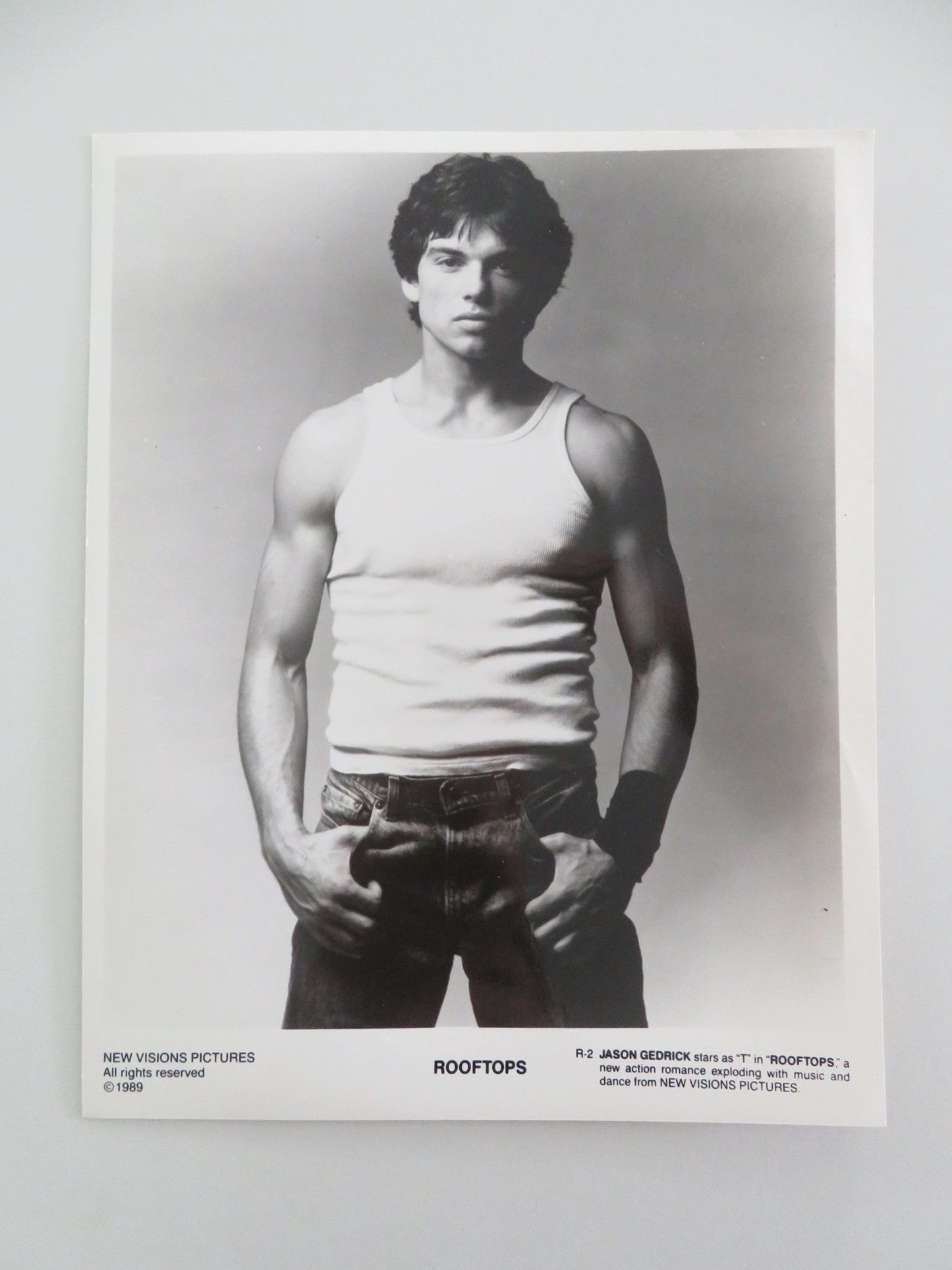 ROOFTOPS MOVIE STILL PHOTO JASON GEDRICK TROY BYER 1989 Movie posters