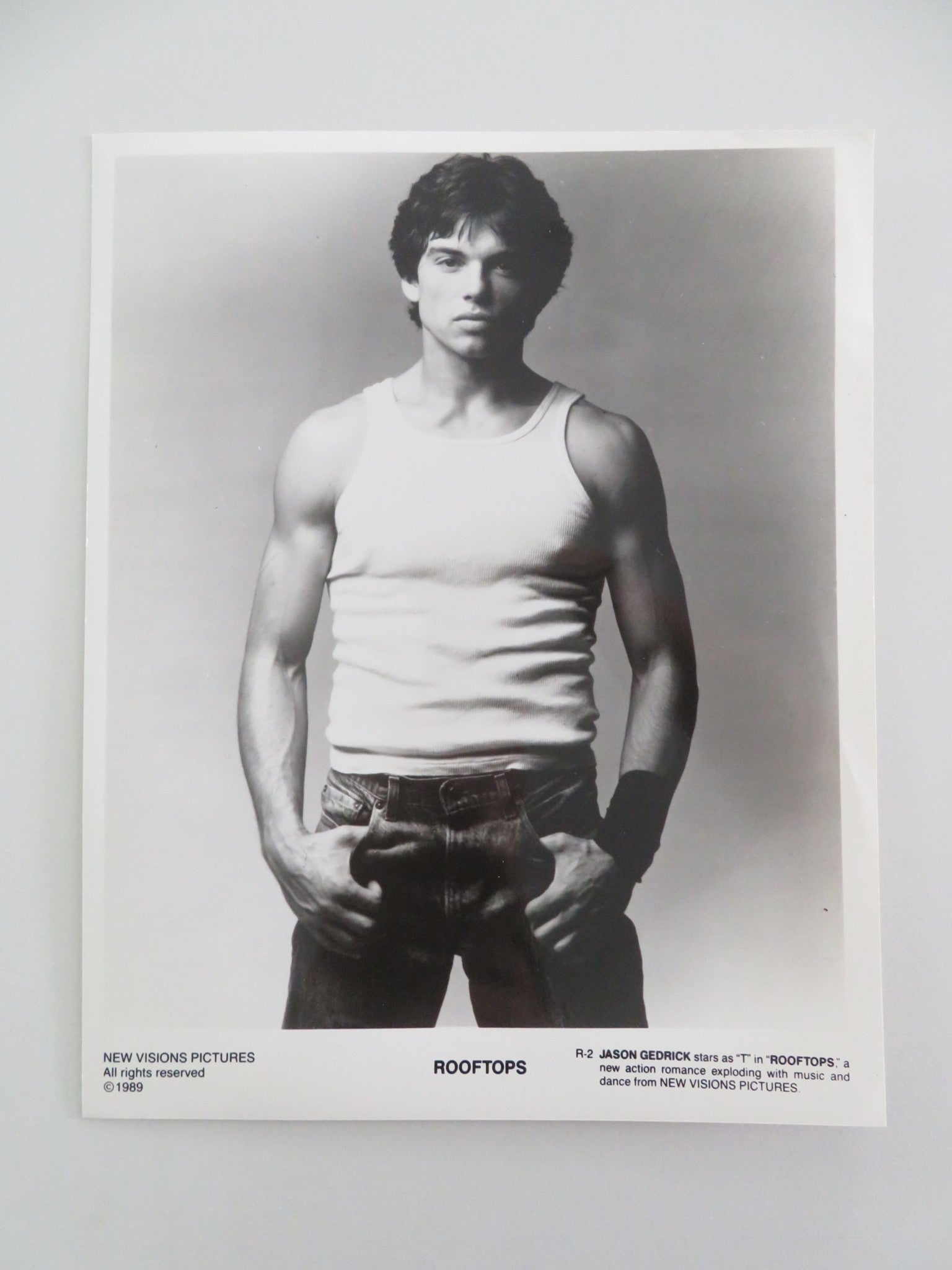 ROOFTOPS MOVIE STILL PHOTO JASON GEDRICK TROY BYER 1989 Movie posters