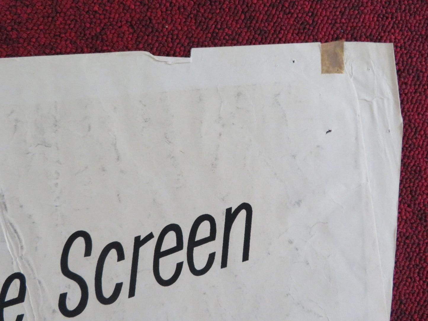 ROOM AT THE TOP FOLDED US ONE SHEET POSTER SIMONE SIGNORET LAURENCE HARVEY 1958 Rendezvous Cinema Movie posters