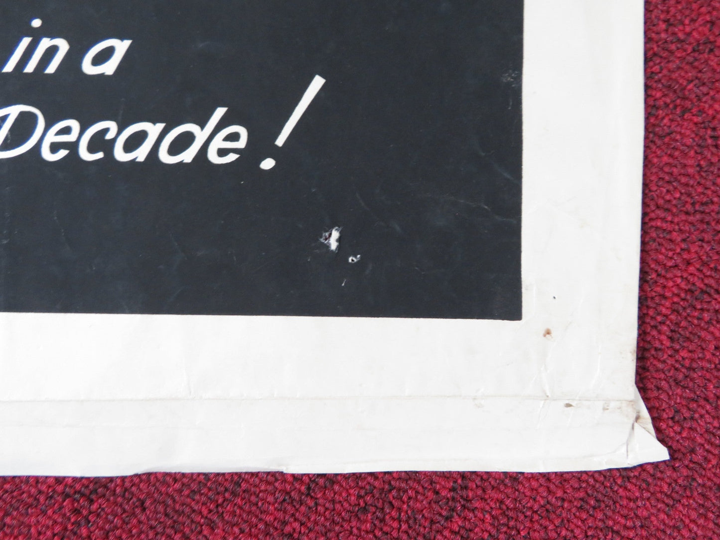 ROOM AT THE TOP FOLDED US ONE SHEET POSTER SIMONE SIGNORET LAURENCE HARVEY 1958 Rendezvous Cinema Movie posters