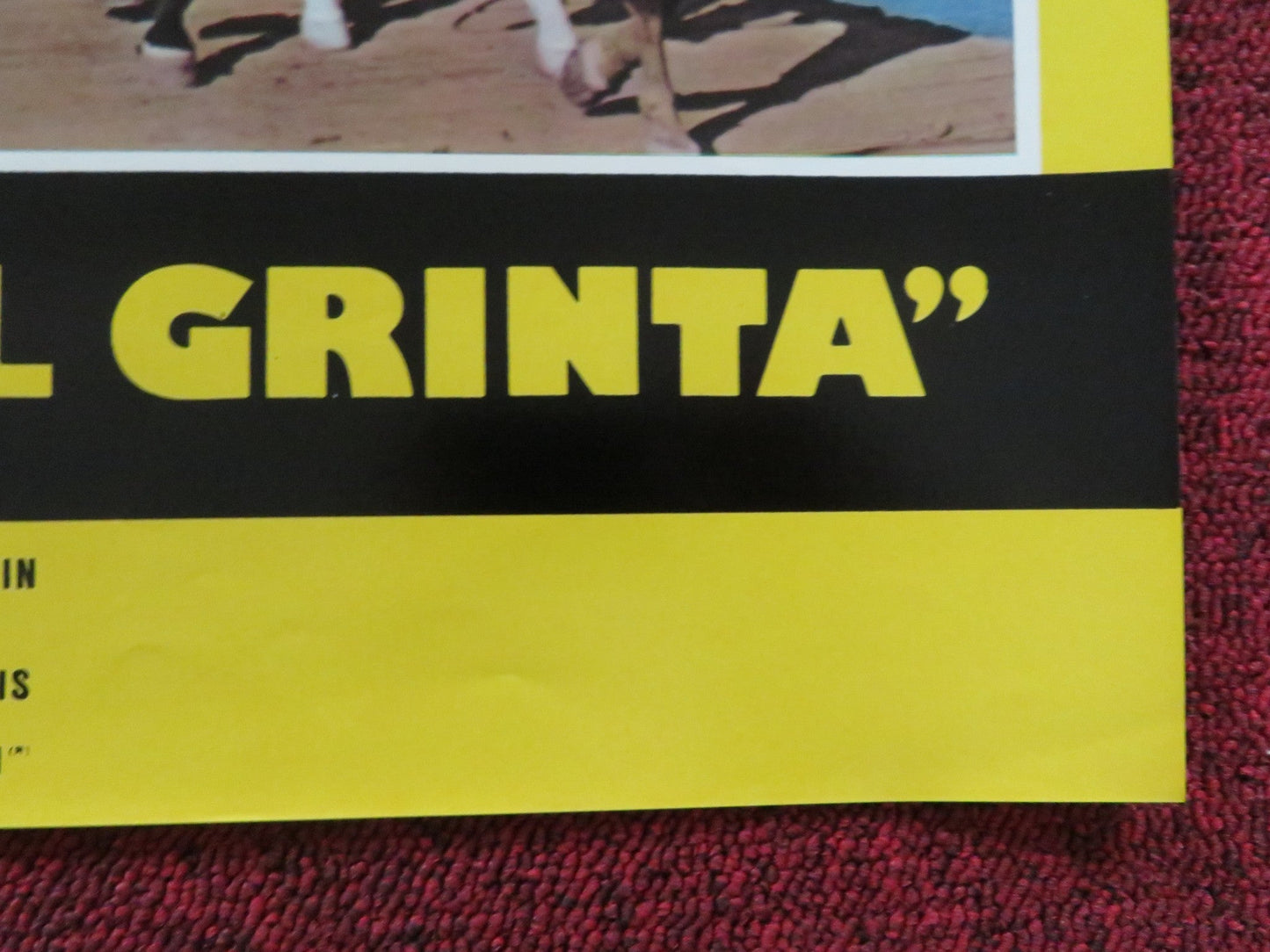 ROOSTER COGBURN - C ITALIAN FOTOBUSTA POSTER JOHN WAYNE KATHERINE HEPBURN 1975 Rendezvous Cinema Movie posters