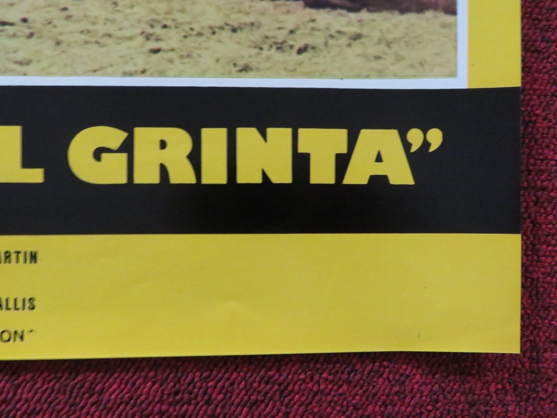 ROOSTER COGBURN - H ITALIAN FOTOBUSTA POSTER JOHN WAYNE KATHERINE HEPBURN 1975 Rendezvous Cinema Movie posters