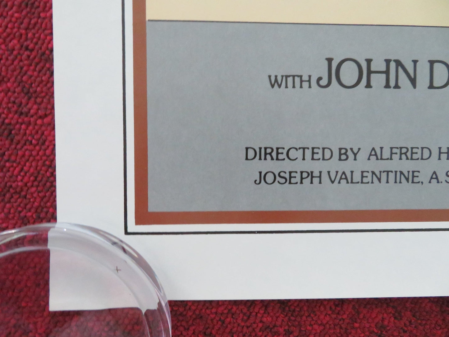 ROPE US TRI FOLDED ONE SHEET ROLLED POSTER JAMES STEWART KIM NOVAK R1983 Movie posters