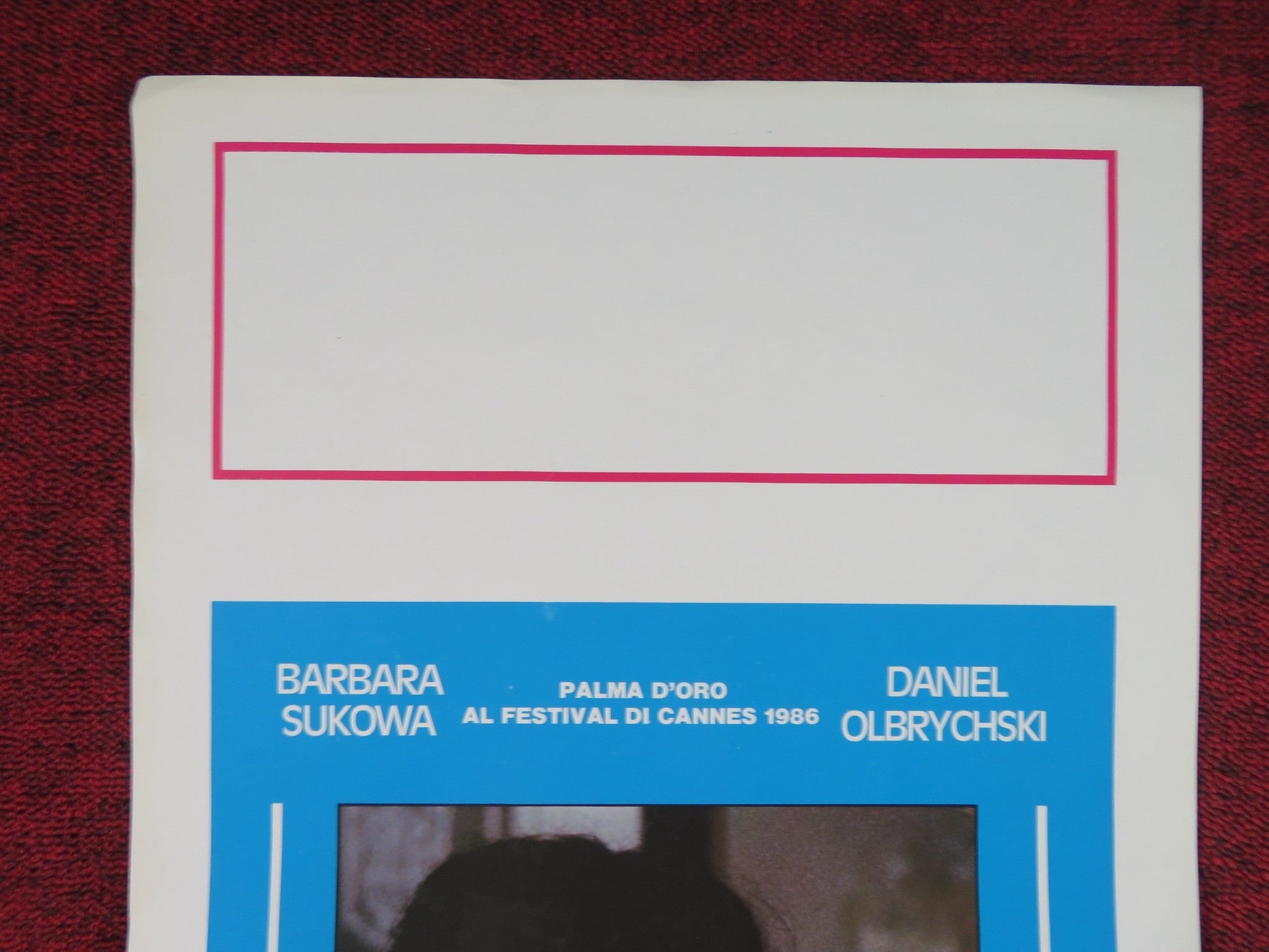 ROSA LUXEMBURG ITALIAN LOCANDINA POSTER BARBARA SUKOWA DANIEL OLBRYCHSKI 1986 Rendezvous Cinema Movie posters