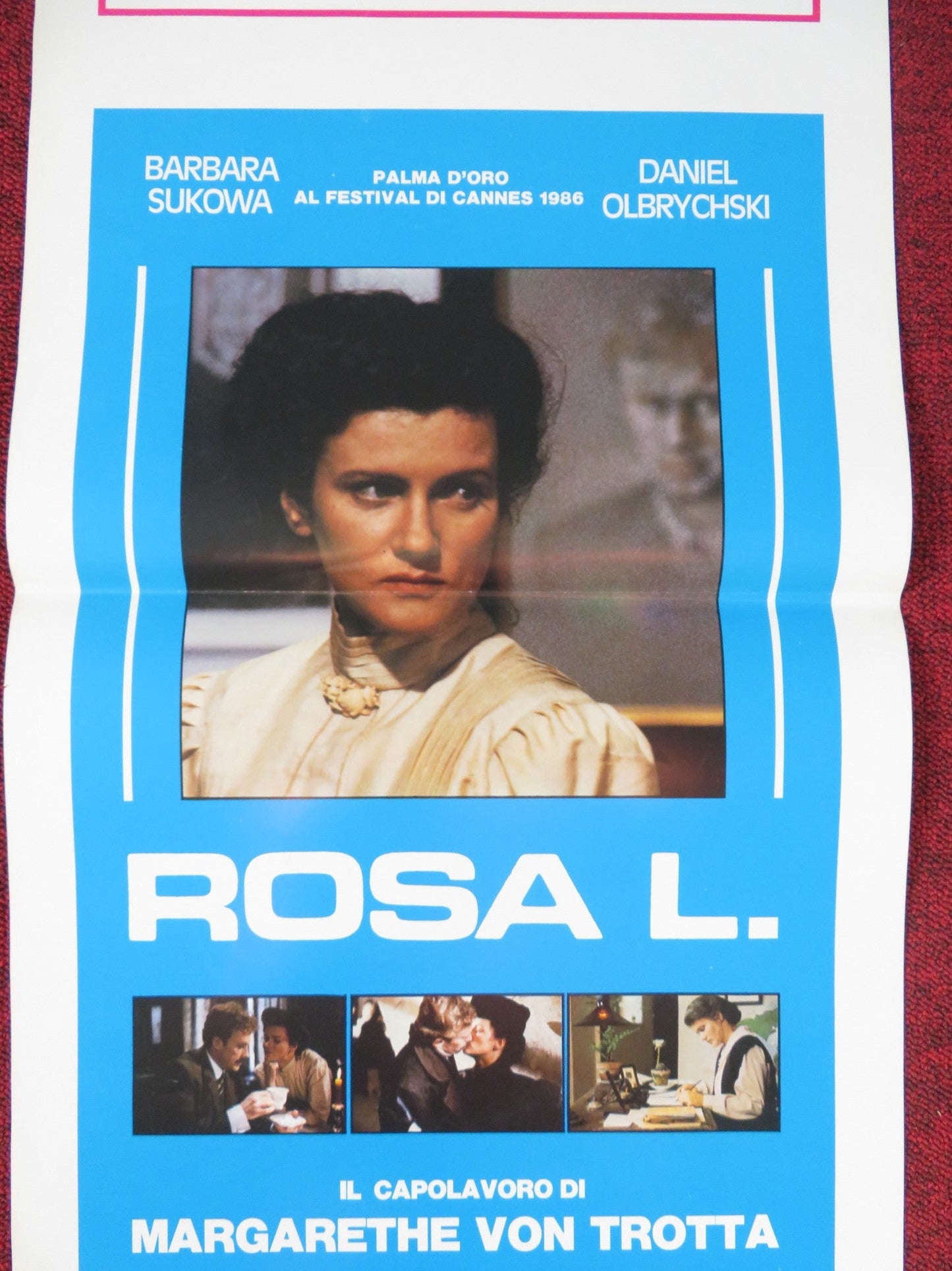 ROSA LUXEMBURG ITALIAN LOCANDINA POSTER BARBARA SUKOWA DANIEL OLBRYCHSKI 1986 Rendezvous Cinema Movie posters
