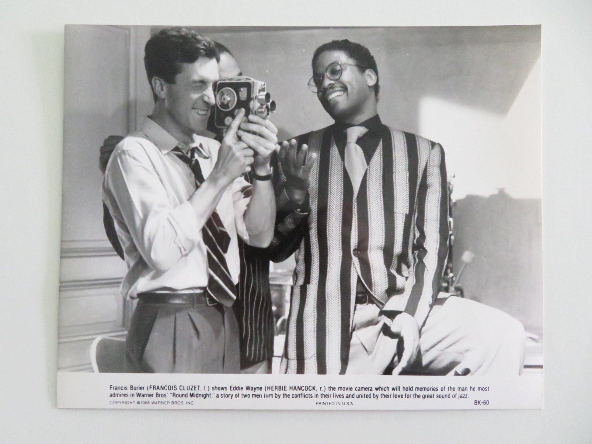 ROUND MIDNIGHT MOVIE STILL PHOTO LOT OF 8 DEXTER GORDON HERBIE HANCOCK 1986 Movie posters