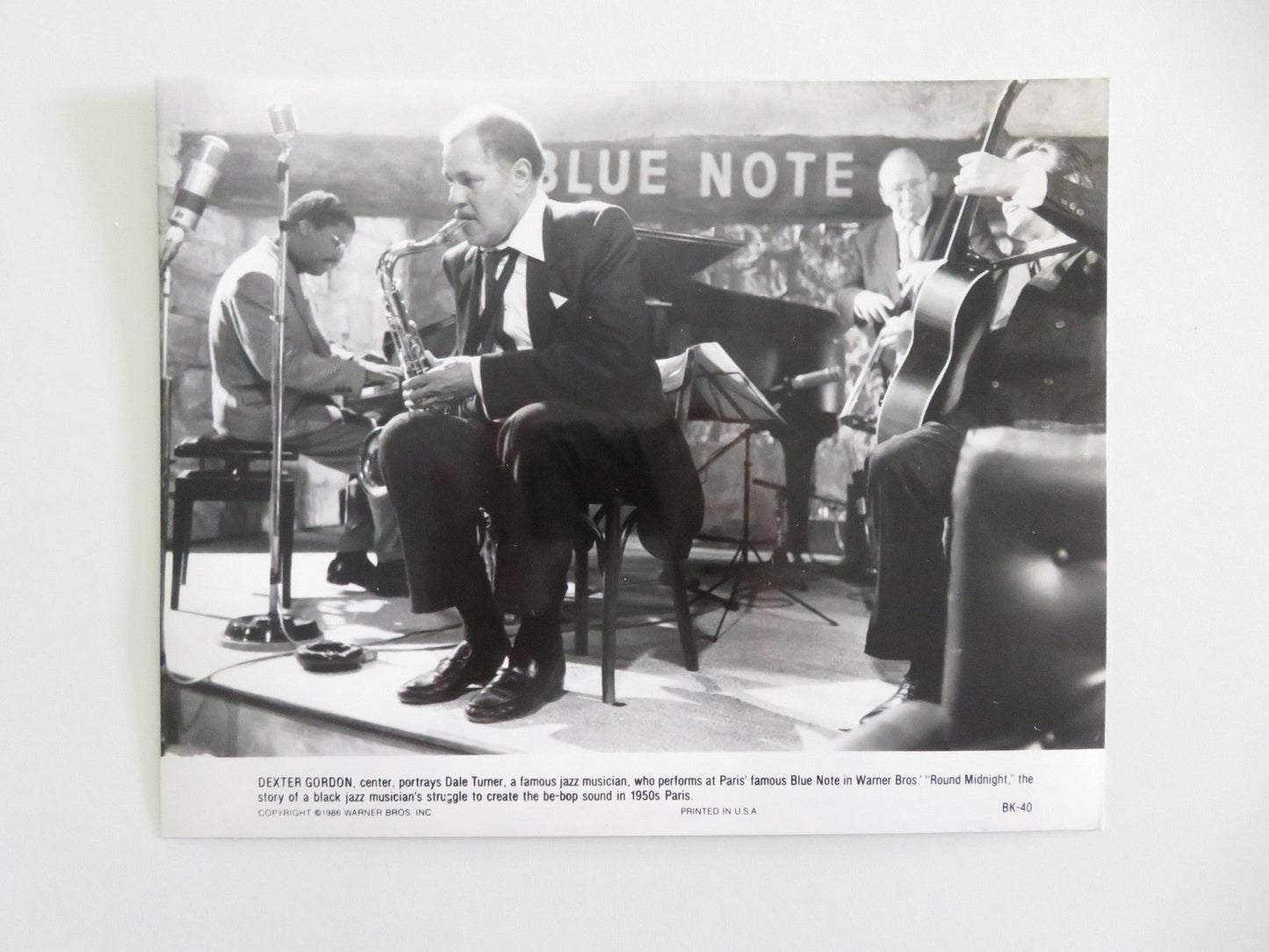 ROUND MIDNIGHT MOVIE STILL PHOTO LOT OF 8 DEXTER GORDON HERBIE HANCOCK 1986 Movie posters