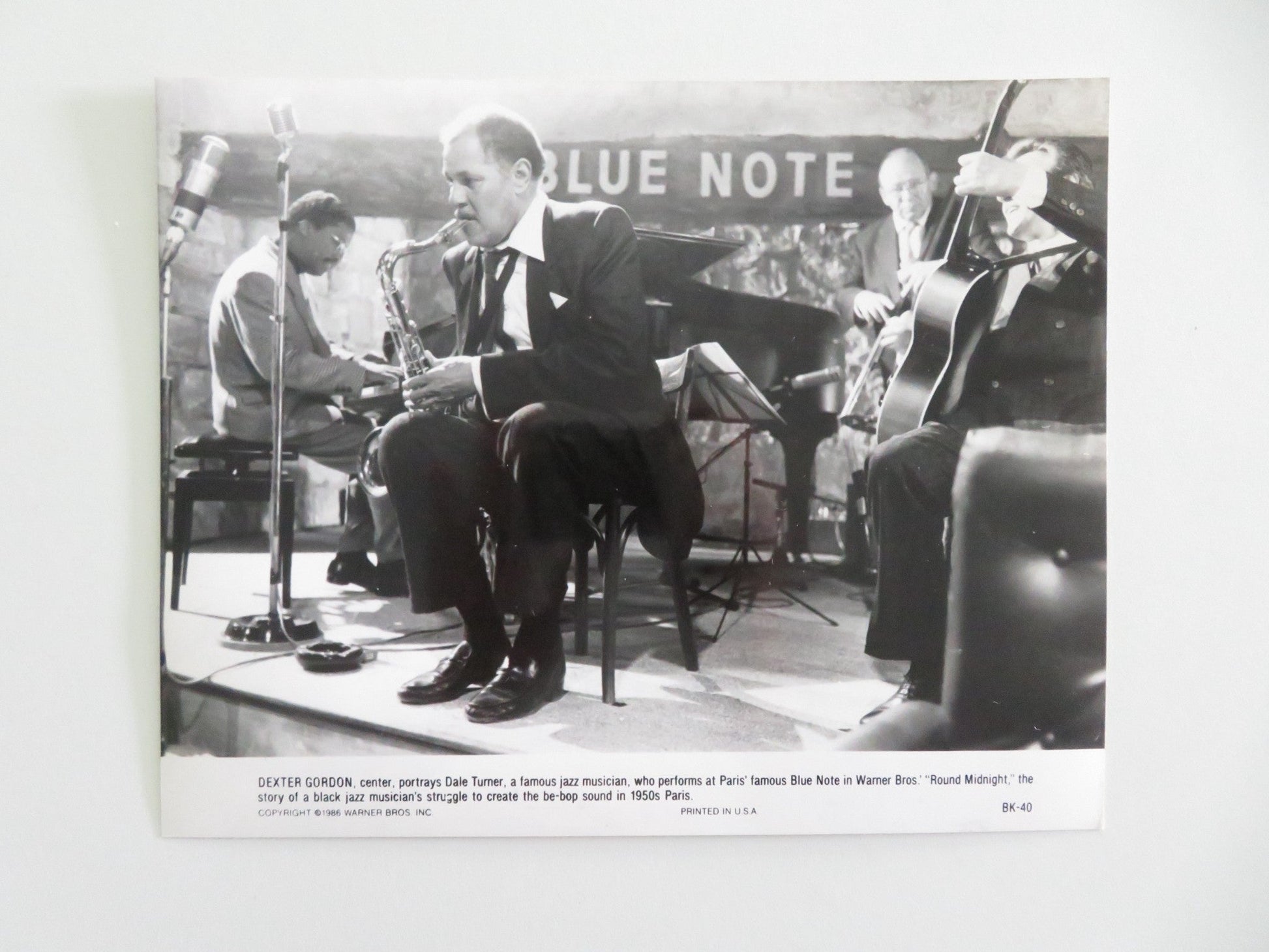 ROUND MIDNIGHT MOVIE STILL PHOTO LOT OF 8 DEXTER GORDON HERBIE HANCOCK 1986 Movie posters