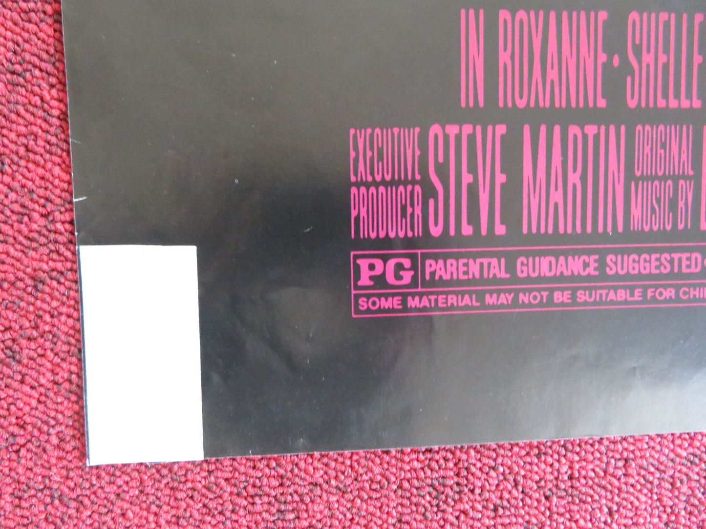 ROXANNE FOLDED US ONE SHEET POSTER STEVE MARTIN DARYL HANNAH 1987 Rendezvous Cinema Movie posters