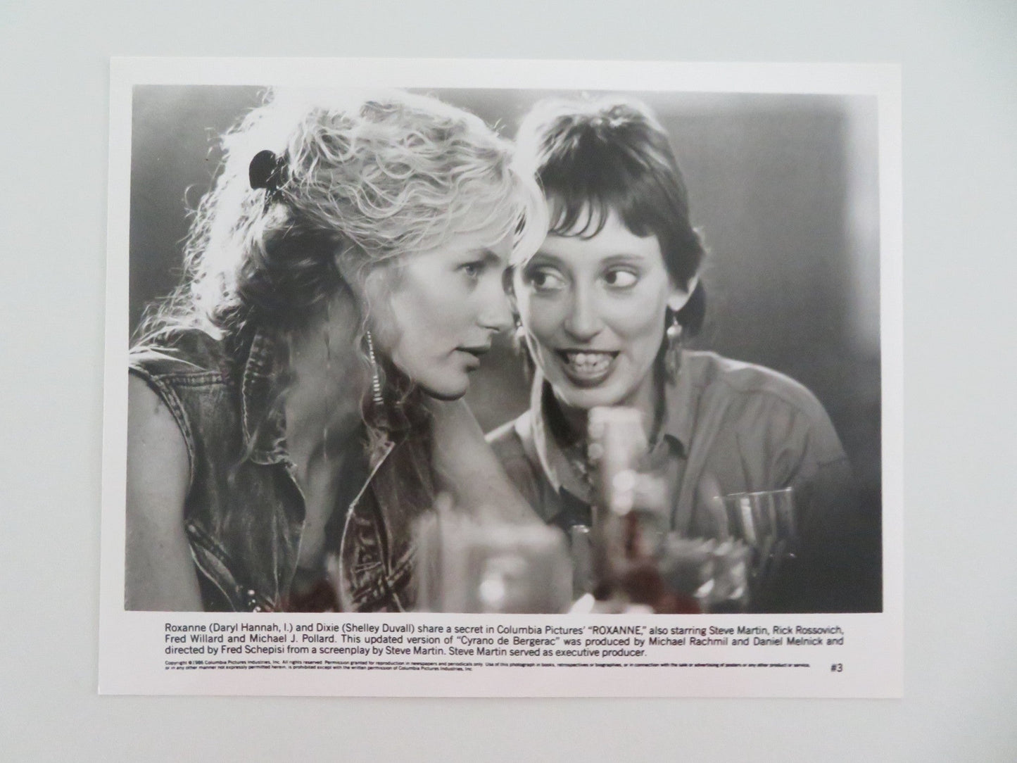 ROXANNE MOVIE STILL PHOTO LOT OF 8 STEVE MARTIN DARYL HANNAH 1987 Movie posters