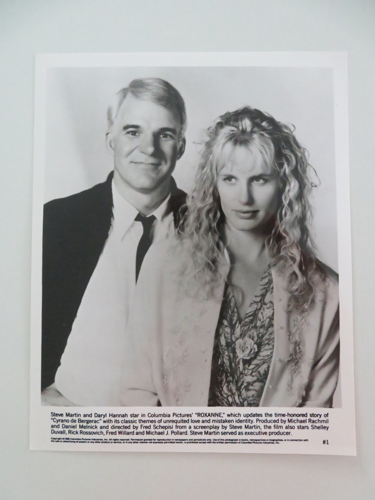 ROXANNE MOVIE STILL PHOTO LOT OF 8 STEVE MARTIN DARYL HANNAH 1987 Movie posters
