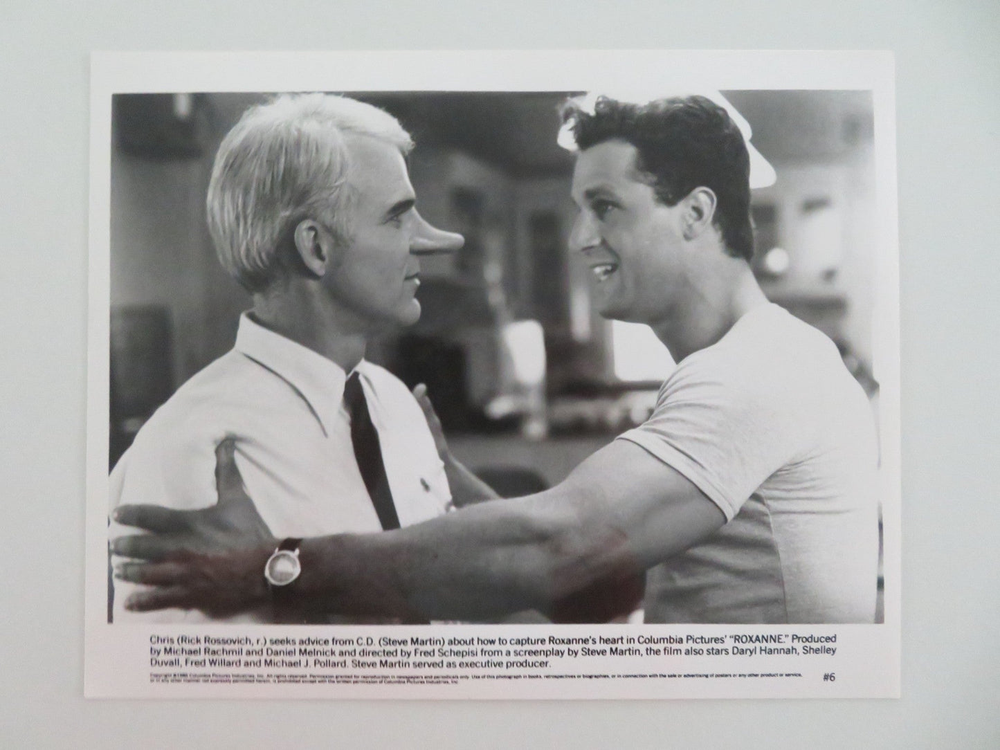 ROXANNE MOVIE STILL PHOTO LOT OF 8 STEVE MARTIN DARYL HANNAH 1987 Movie posters