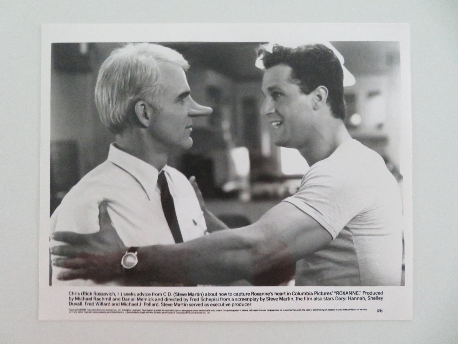 ROXANNE MOVIE STILL PHOTO LOT OF 8 STEVE MARTIN DARYL HANNAH 1987 Movie posters