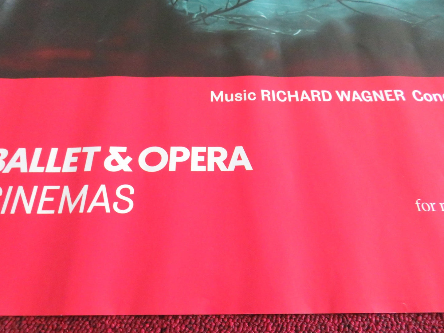 ROYAL BALLET AND OPERA: DIE WALKURE UK QUAD ROLLED POSTER ANTONIO PAPPANO 2025 Movie posters