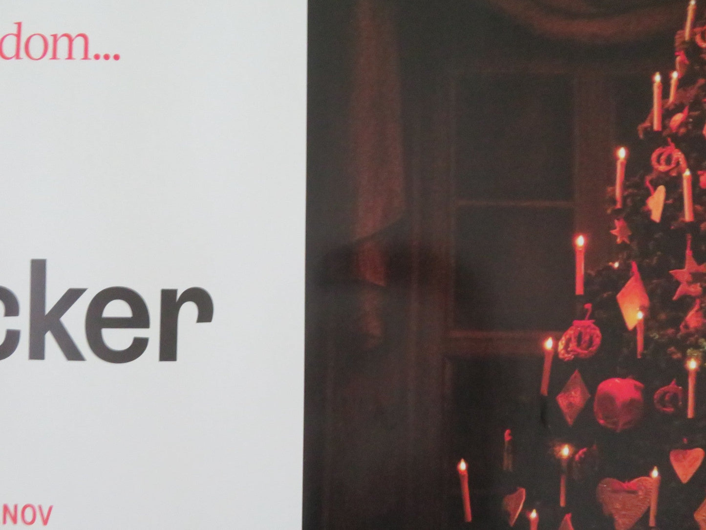 ROYAL BALLET AND OPERA: NUTCRACKER UK QUAD ROLLED POSTER MAYARA MAGRI 2025 Movie posters