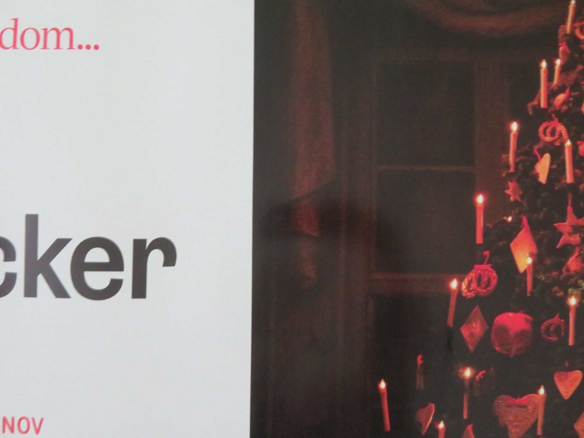 ROYAL BALLET AND OPERA: NUTCRACKER UK QUAD ROLLED POSTER MAYARA MAGRI 2025 Movie posters