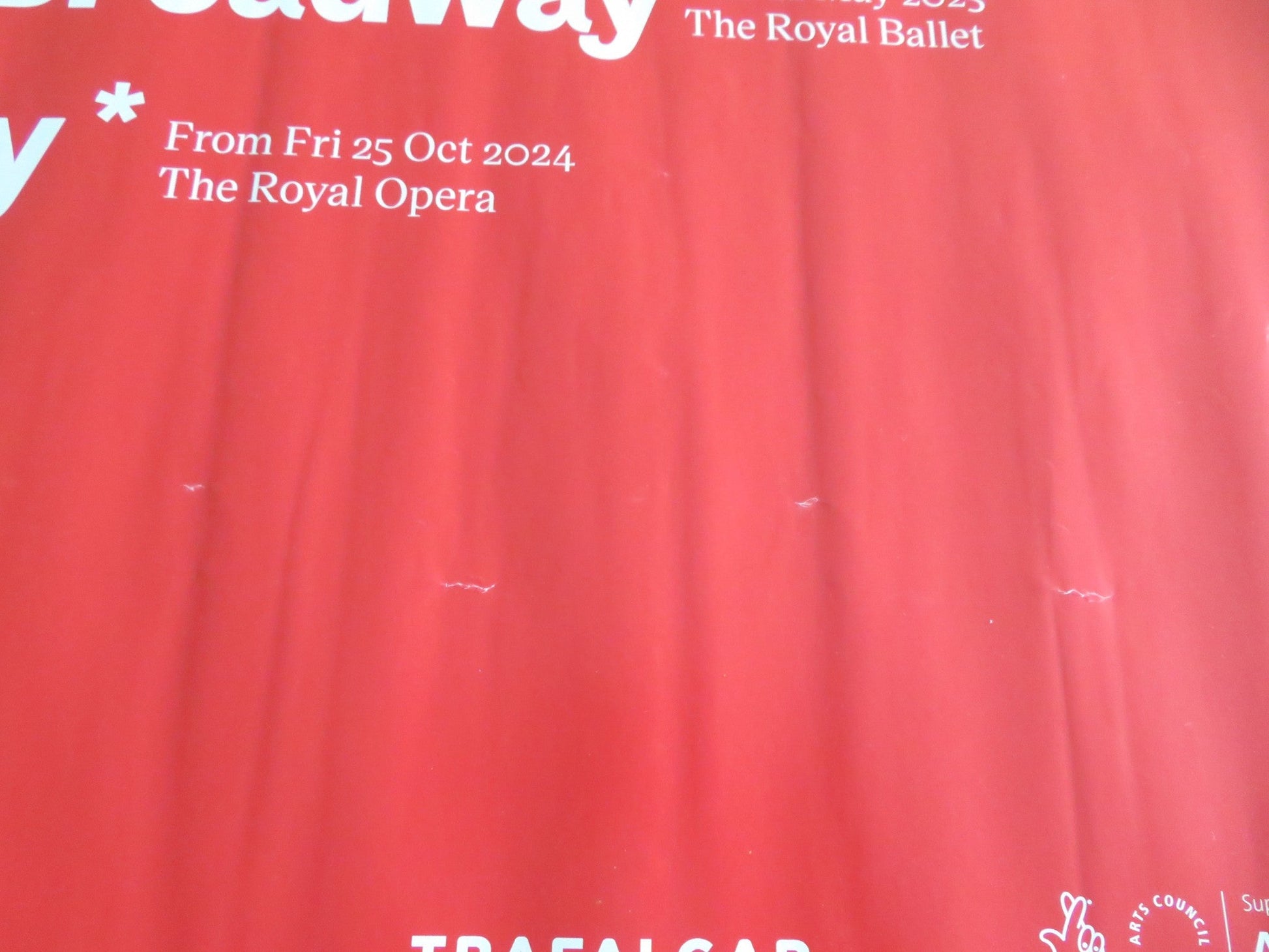 Royal Ballet & Opera In Cinemas 24/25 UK Quad Rolled Poster Cinderella 2025 Movie posters