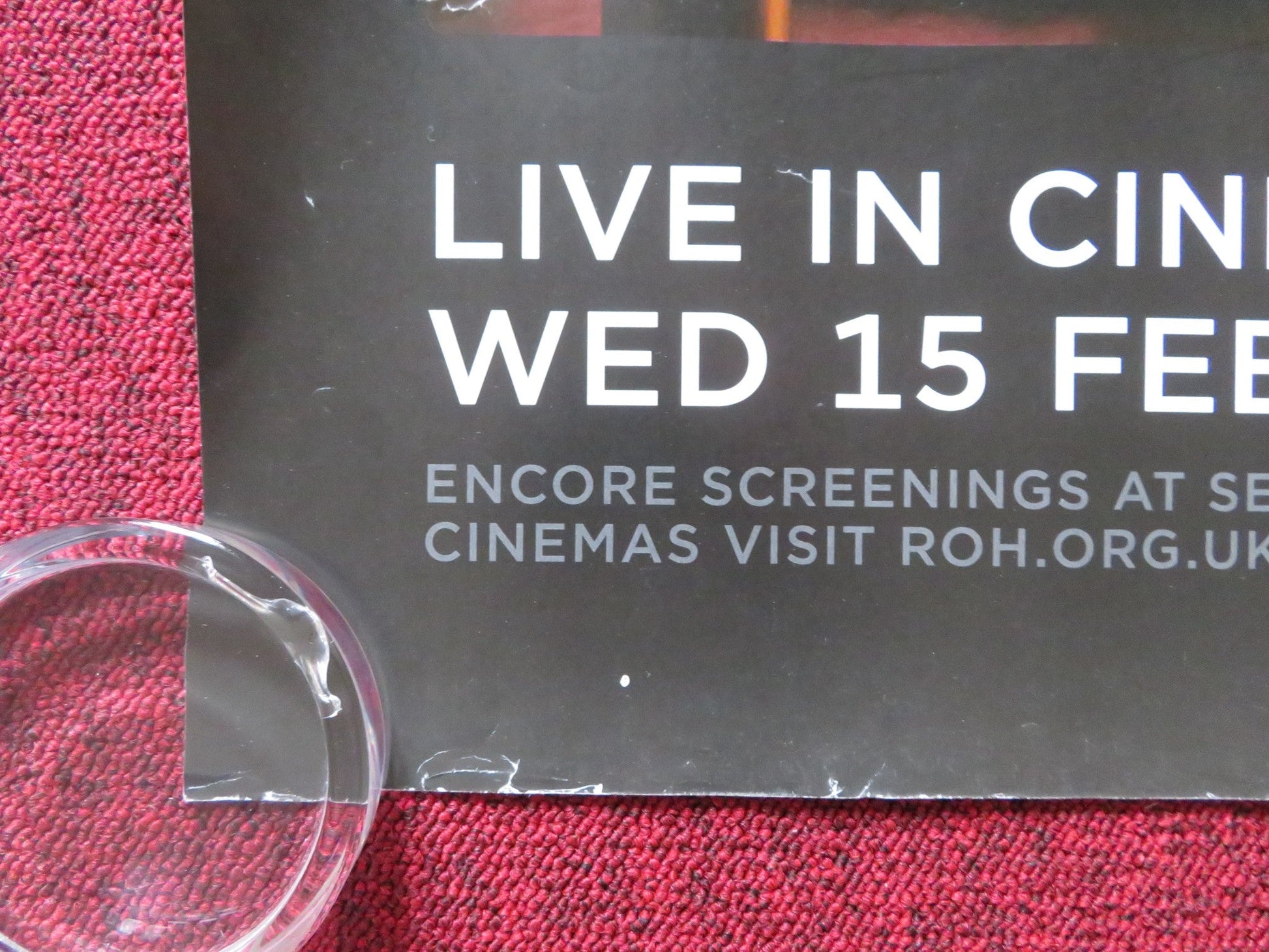 ROYAL OPERA HOUSE: BARBER OF SEVILLE UK QUAD ROLLED POSTER A. FILONCZYK 2023 Rendezvous Cinema Movie posters