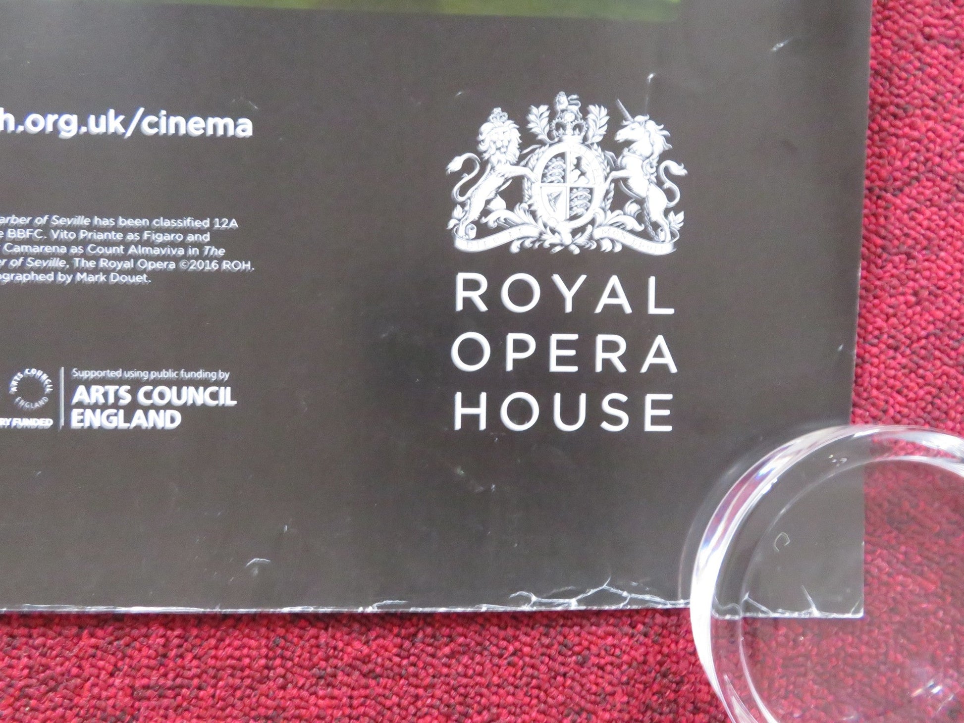 ROYAL OPERA HOUSE: BARBER OF SEVILLE UK QUAD ROLLED POSTER A. FILONCZYK 2023 Rendezvous Cinema Movie posters