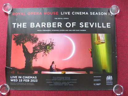 ROYAL OPERA HOUSE: BARBER OF SEVILLE UK QUAD ROLLED POSTER A. FILONCZYK 2023 Rendezvous Cinema Movie posters
