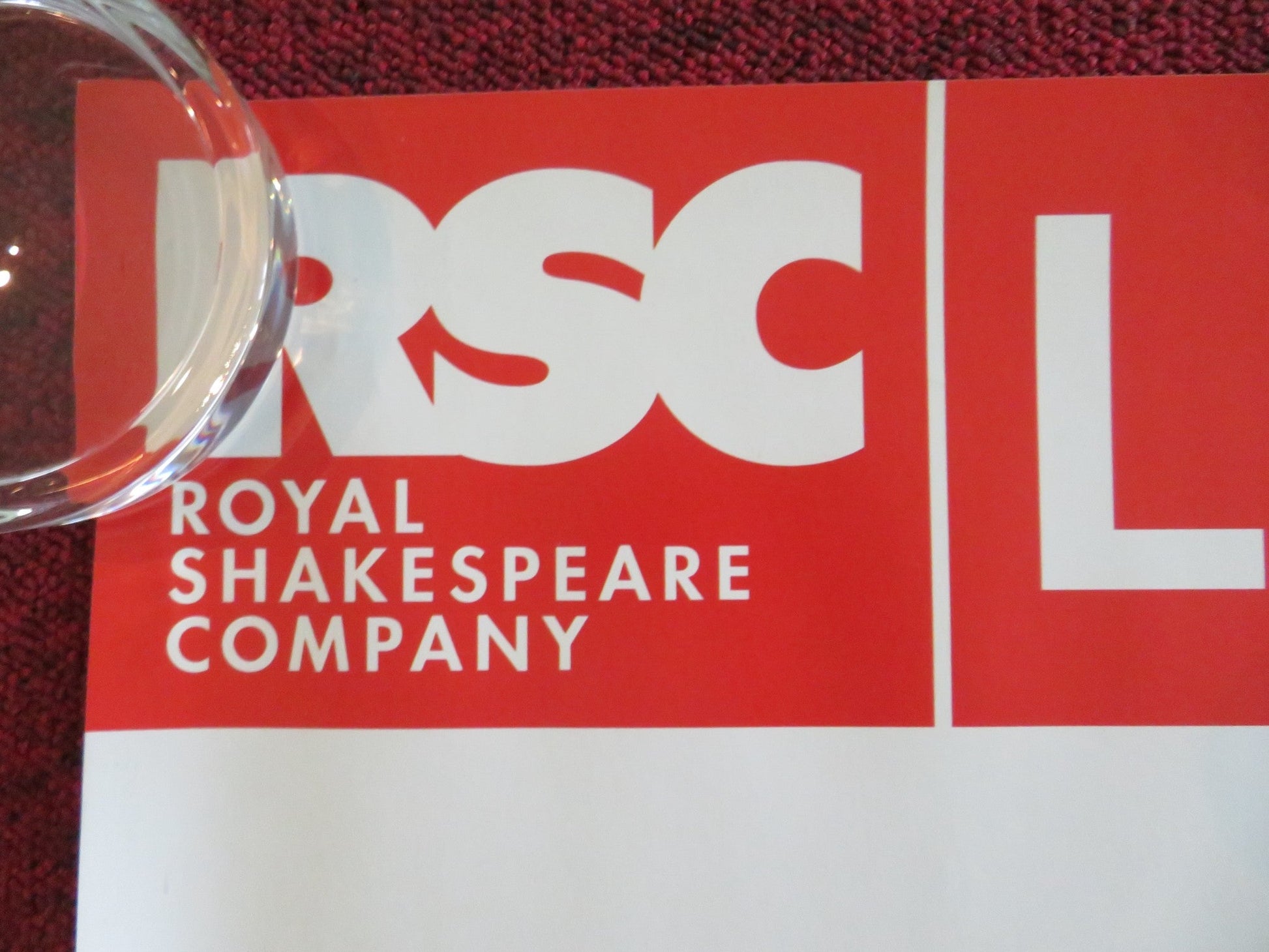ROYAL SHAKESPEARE COMPANY: RICHARD II UK QUAD ROLLED POSTER DAVID TENNANT 2013 - Rendezvous Cinema