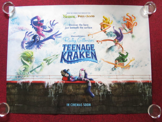 RUBY GILLMAN: TEENAGE KRAKEN - A UK QUAD ROLLED POSTER JANE FONDA 2023 Rendezvous Cinema Movie posters