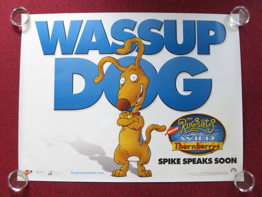 RUGRATS GO WILD - B UK QUAD ROLLED POSTER ELIZABETH DAILYTIM CURRY 2003 Rendezvous Cinema Movie posters