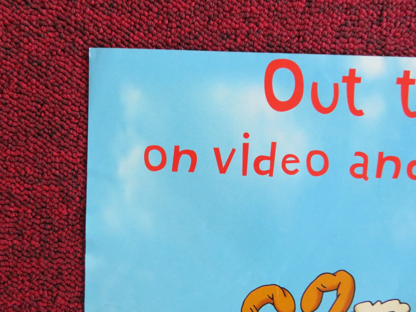 RUGRATS IN PARIS THE MOVIE VHS & DVD VIDEO POSTER ELIZABETH DAILY T. STRONG 2000 Rendezvous Cinema Movie posters