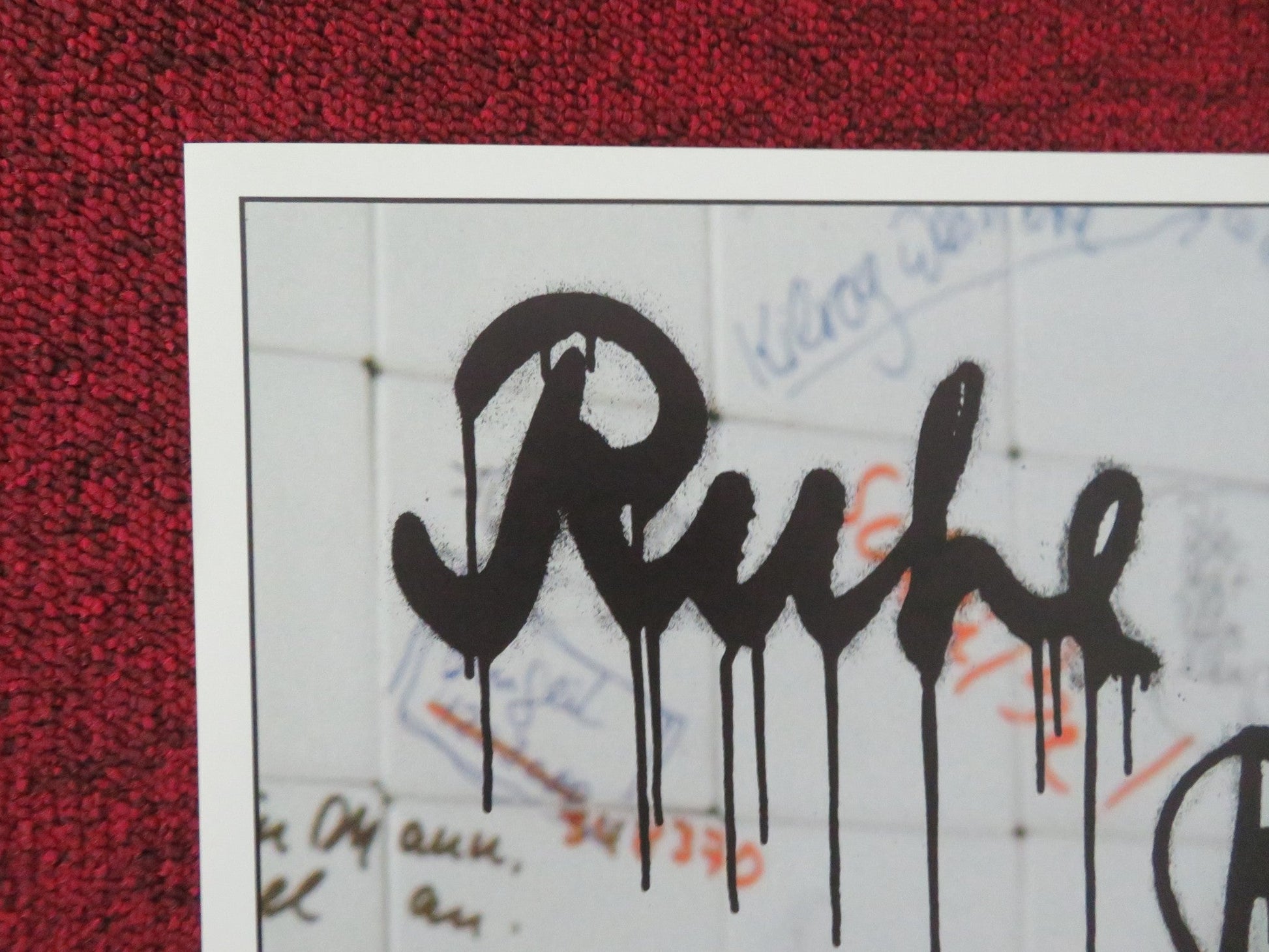 RUHE IST DER ERSTE BURGERFLUCH GERMAN STAGE POSTER ROLLED CHETVERIKOVA 1986 Movie posters