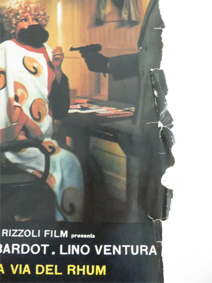 Rum Runners Italian Fotobusta Poster Lino Ventura Brigitte Bardot 1972 Movie posters