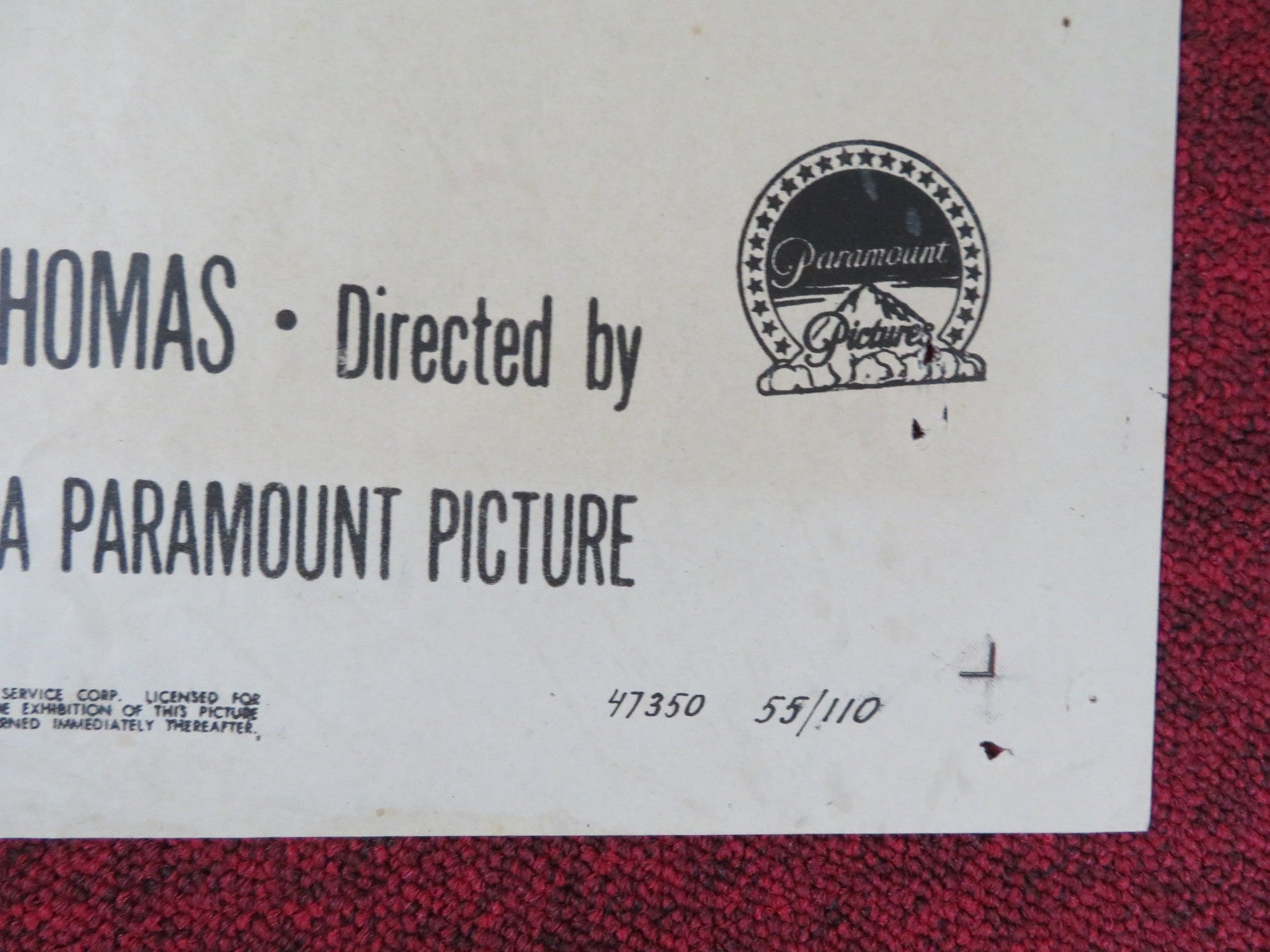 RUN FOR COVER FOLDED US ONE SHEET POSTER JAMES CAGNEY VIVECA LINDFORS 1955 Rendezvous Cinema Movie posters