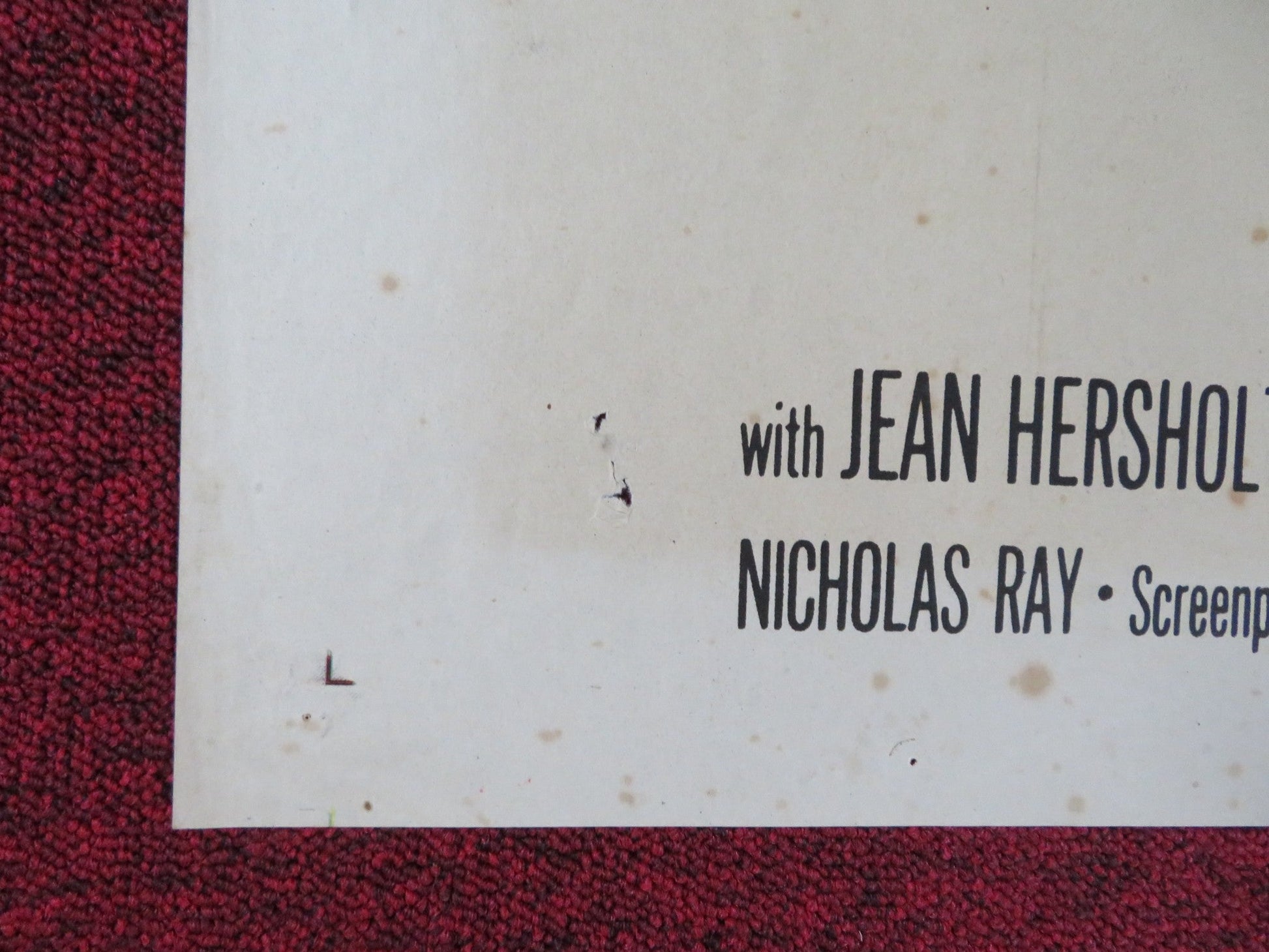 RUN FOR COVER FOLDED US ONE SHEET POSTER JAMES CAGNEY VIVECA LINDFORS 1955 Rendezvous Cinema Movie posters