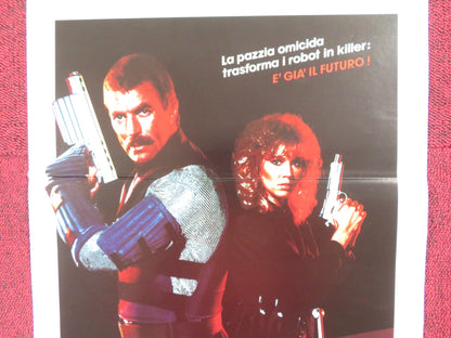 RUNAWAY ITALIAN LOCANDINA POSTER TOM SELLECK CYNTHIA RHODES 1984 Rendezvous Cinema Movie posters