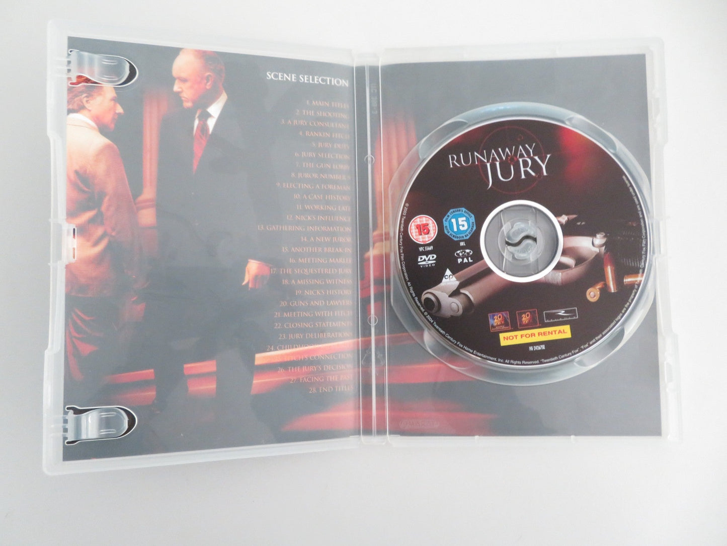 Runaway Jury (DVD) John Cusack Gene Hackman 2003 Region 2 Movie posters