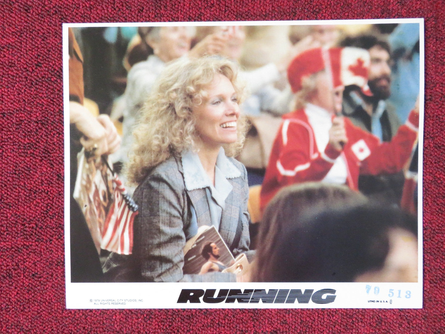 RUNNING LOBBY CARD MICHAEL DOUGLAS SUSAN ANSPACH 1979 Rendezvous Cinema Movie posters