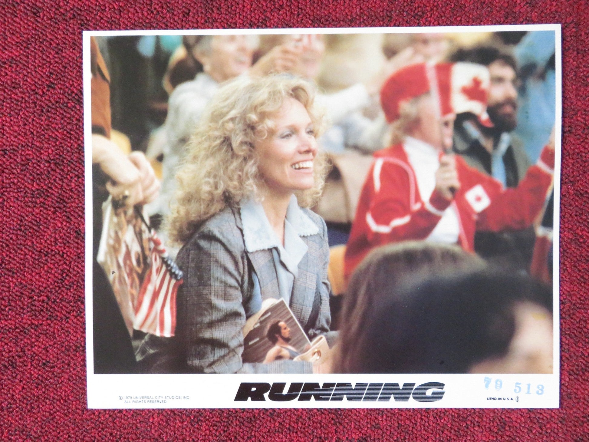 RUNNING LOBBY CARD MICHAEL DOUGLAS SUSAN ANSPACH 1979 Rendezvous Cinema Movie posters