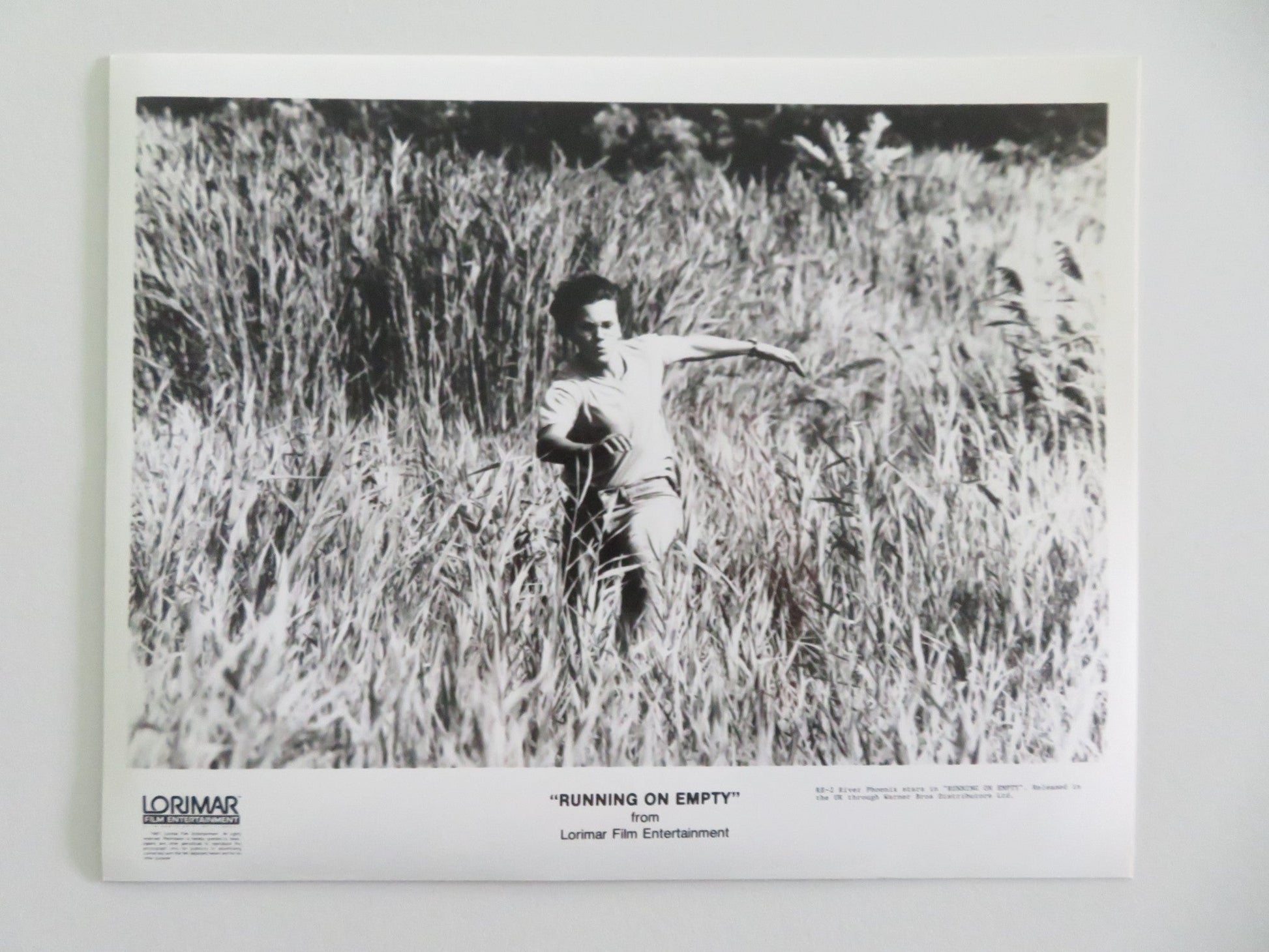 RUNNING ON EMPTY MOVIE STILL PHOTO LOT OF 8 RIVER PHOENIX MARTHA PLIMPTON 1988 Movie posters