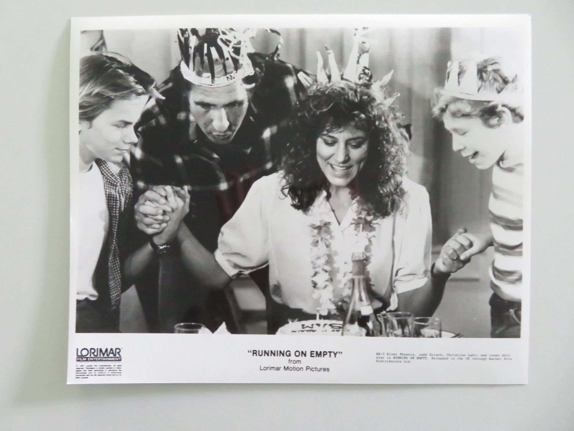 RUNNING ON EMPTY MOVIE STILL PHOTO LOT OF 8 RIVER PHOENIX MARTHA PLIMPTON 1988 Movie posters