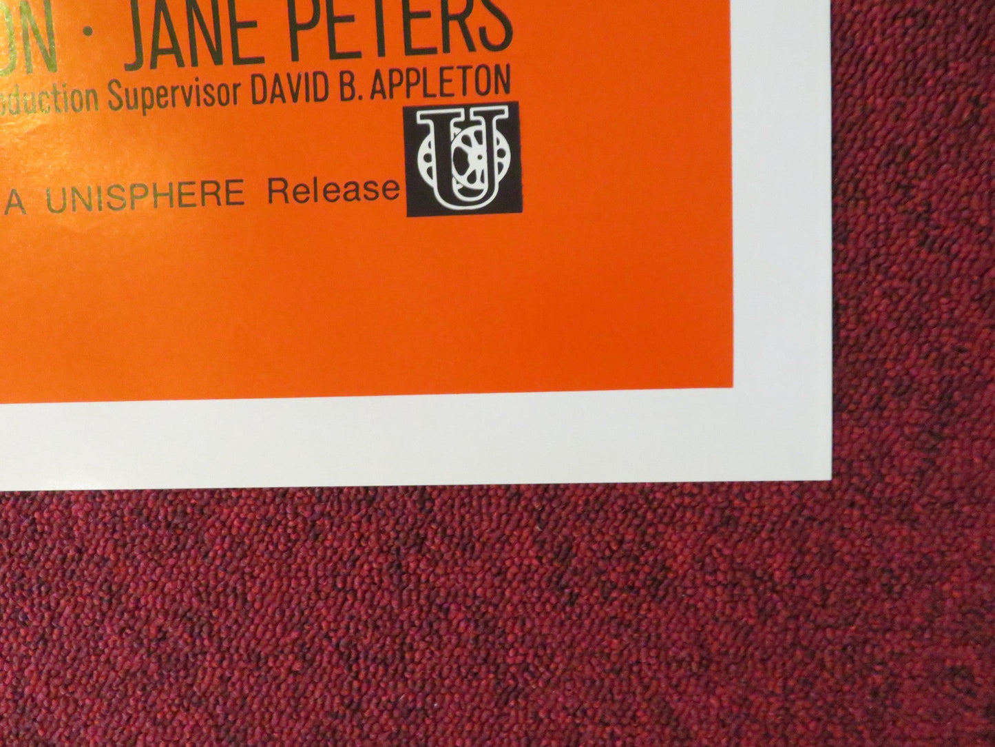 RUNNING WITH THE DEVIL FOLDED US ONE SHEET POSTER SEAN KENNY DONNA STANLEY 1973 Rendezvous Cinema Movie posters