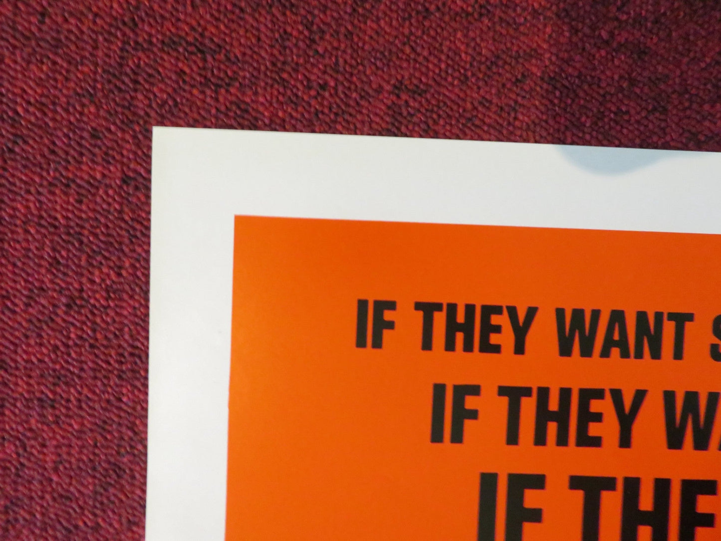 RUNNING WITH THE DEVIL FOLDED US ONE SHEET POSTER SEAN KENNY DONNA STANLEY 1973 Rendezvous Cinema Movie posters