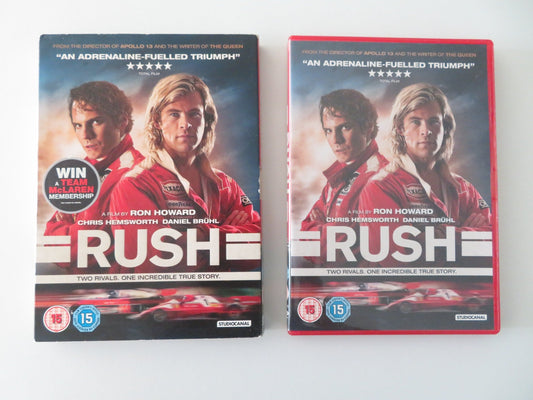 Rush (DVD) Chris Hemsworth Daniel Bruhl 2013 Region 2 Movie posters