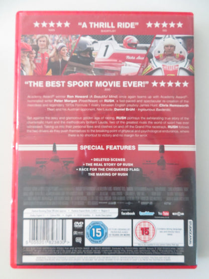 Rush (DVD) Chris Hemsworth Daniel Bruhl 2013 Region 2 Movie posters