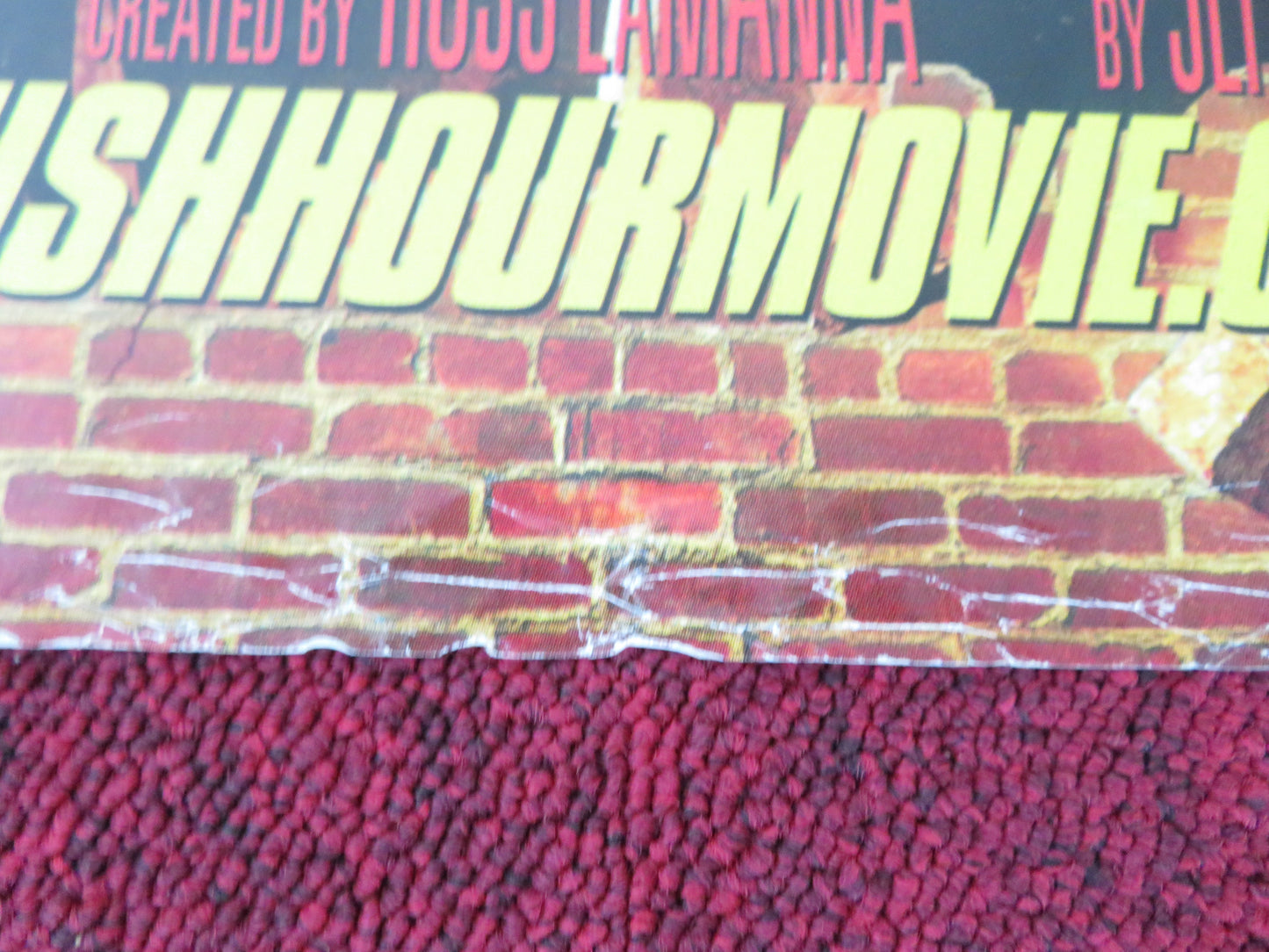 Rush Hour 3 UK Quad Rolled Poster Jackie Chan Chris Tucker 2007 Movie posters