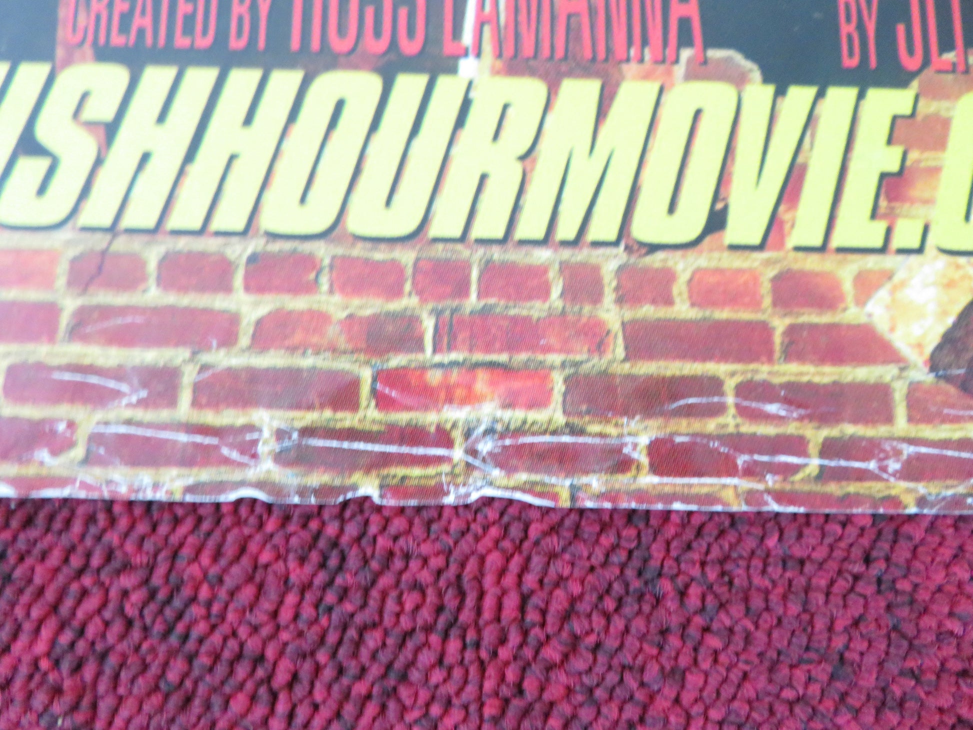 Rush Hour 3 UK Quad Rolled Poster Jackie Chan Chris Tucker 2007 Movie posters